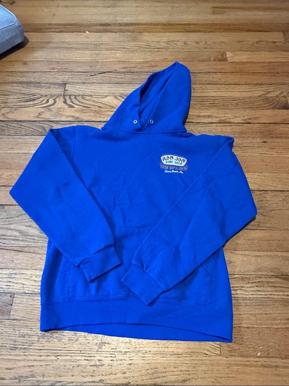 Ron Jon Blue Hooded Pullover Sweatshirt